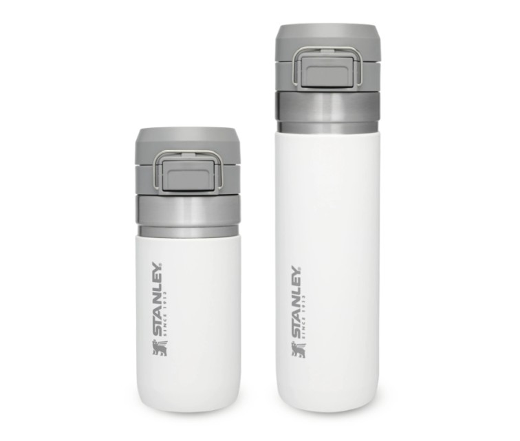 The Quick Flip Water Bottle Go 0,71L, white