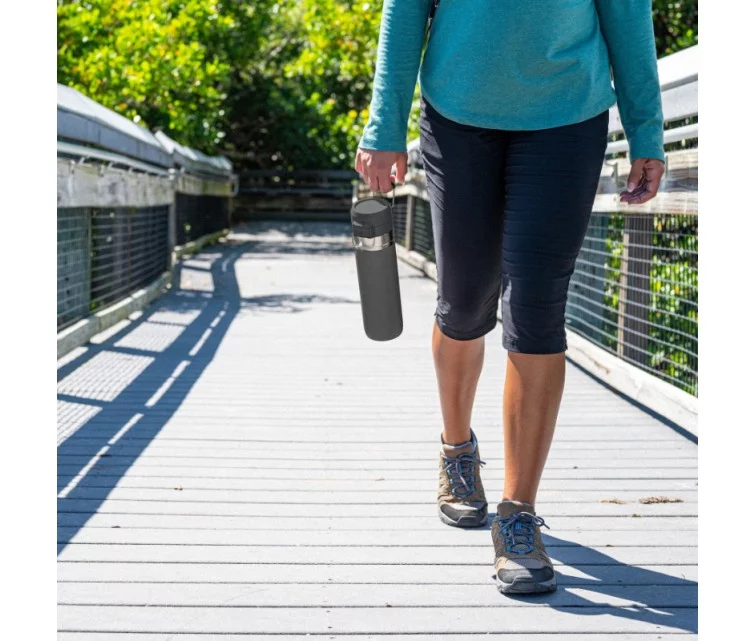 The Quick Flip Water Bottle Go 0,71L dark grey The Quick Flip Water Bottle Go 0,71L dark grey