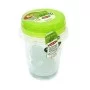 Контейнер для еды Набор из 2 круглых 1 л Take Away Twist зеленый Контейнер для еды Набор из 2 круглых 1 л Take Away Twist зеленый