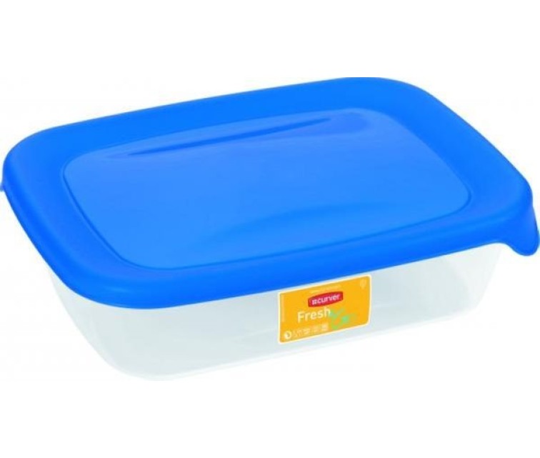 Food container rectangle 0,5L Fresh&Go blue