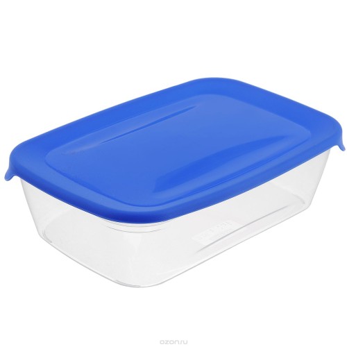 Pārtikas trauciņš taisnstūris 1L Fresh&Go zils Pārtikas trauciņš taisnstūris 1L Fresh&Go zils