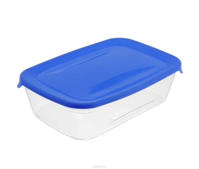 Food container rectangle 1L Fresh&Go blue