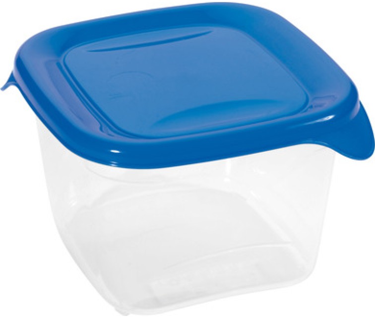 Food container square 0,45L Fresh&Go blue