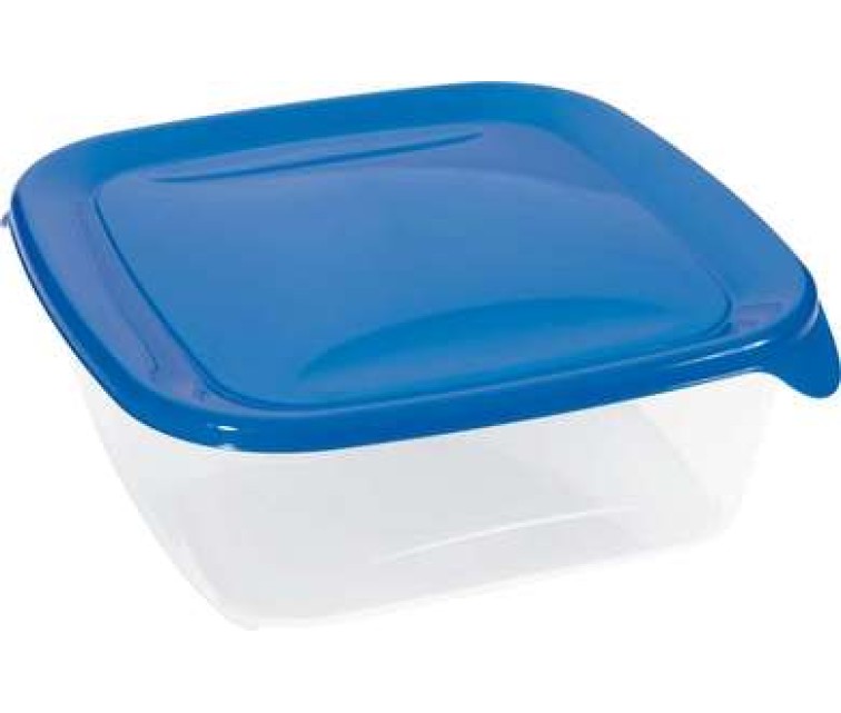 Food container square 0,8L Fresh&Go blue