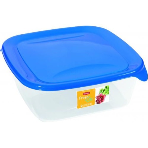 Pārtikas trauciņš kvadrāts 2,9L Fresh&Go zils Pārtikas trauciņš kvadrāts 2,9L Fresh&Go zils