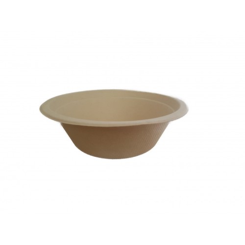Kompostējamās cukurniedru bļodiņas Go Green 360ml 10gab./ 0,08kg Kompostējamās cukurniedru bļodiņas Go Green 360ml 10gab./ 0,08kg
