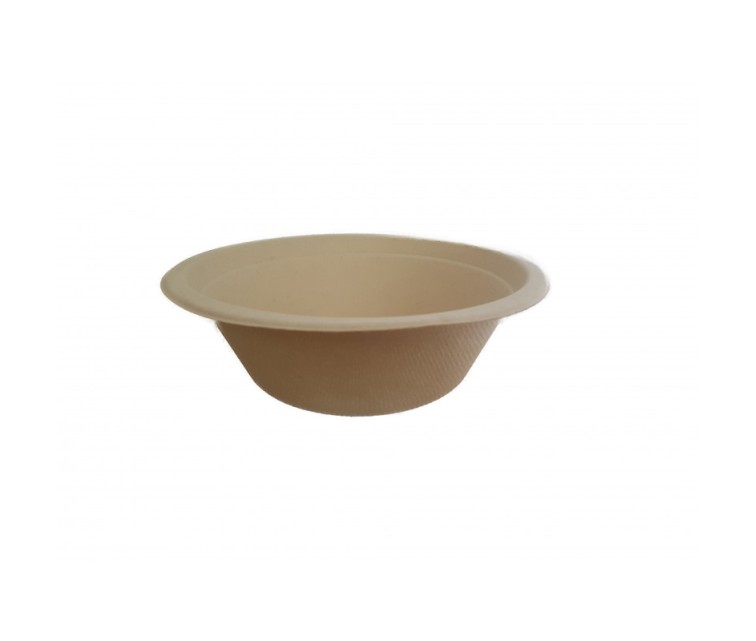 Compostable sugar cane bowls Go Green 360ml 10pcs/0,08kg