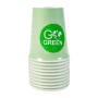 Eco-friendly Go Green 250ml glasses 10 pcs / 0,06kg