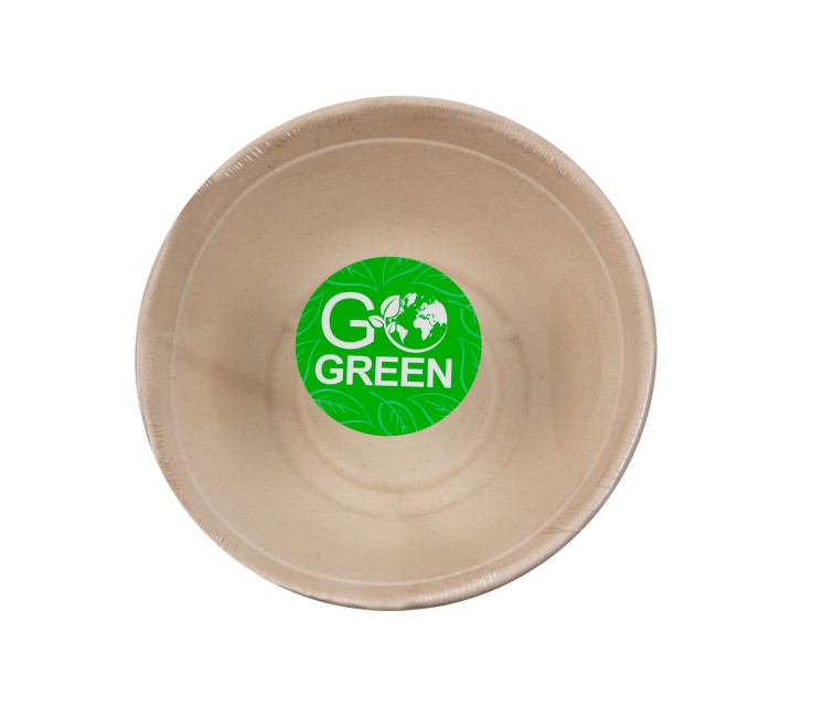 Compostable sugar cane bowls 1100ml 5 pcs/0,16kg