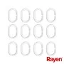 Shower curtain 180x200cm white, polyester