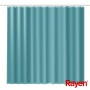 Shower curtain 180x200cm light blue, polyester