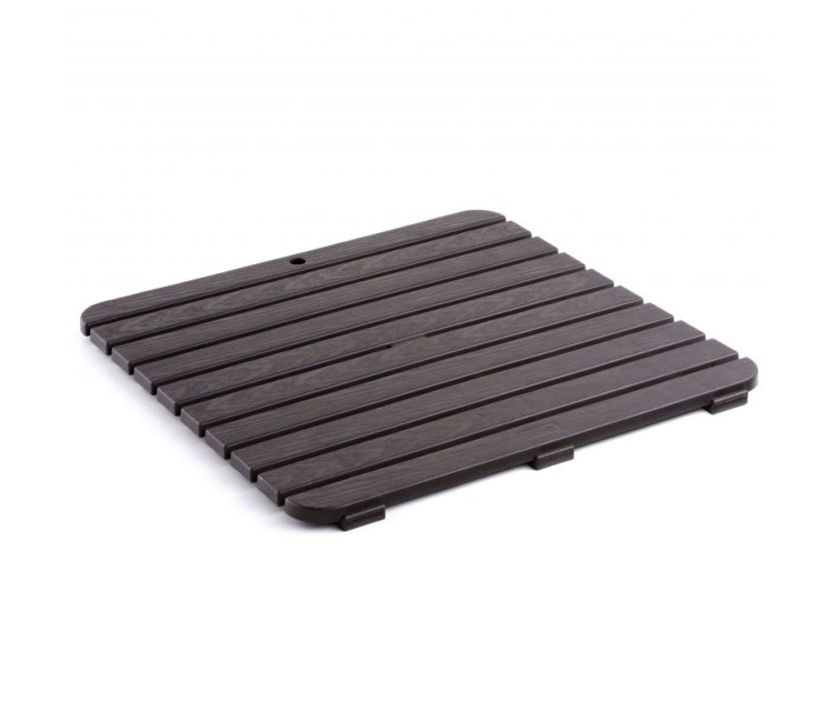 Shower tray 55x55cm brown