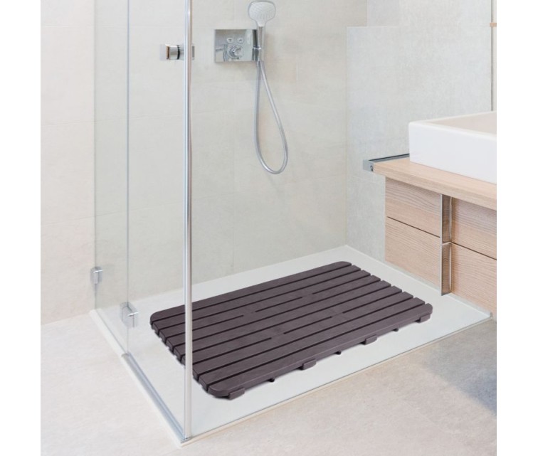 Shower tray 80x50cm brown