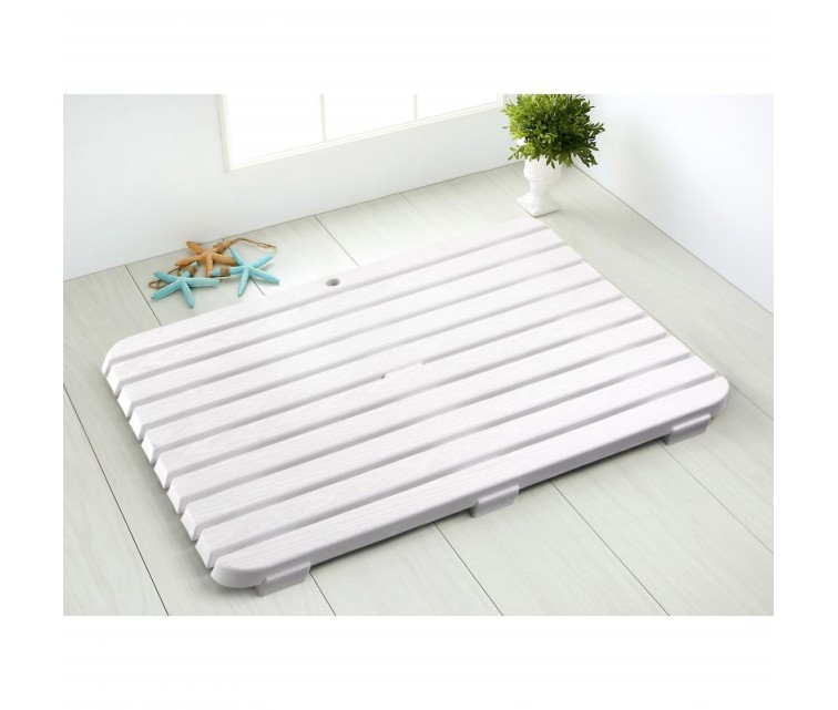 Shower tray 80x50cm white