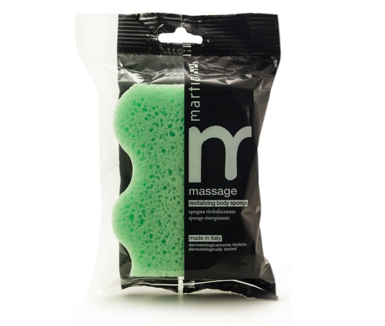 Wavy Colour exfoliating sponge