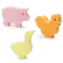 Animal shaped sponge assorted Farm