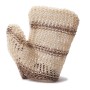 Sisal massage glove Natural