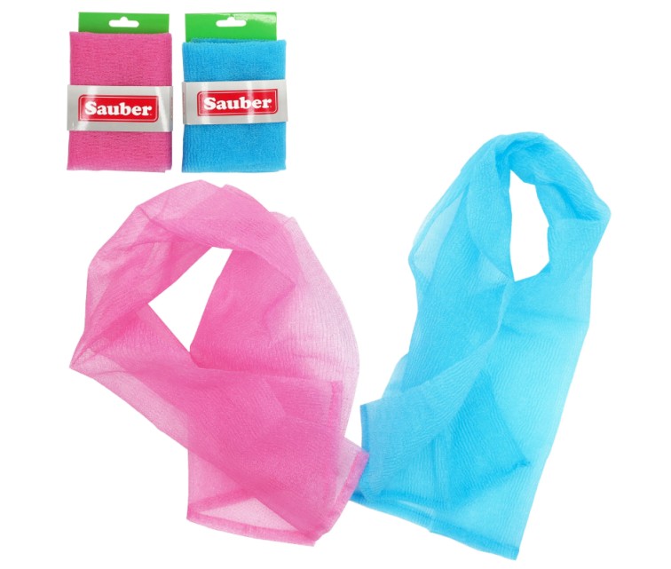 Scrub towel pink/blue