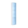 Vertical bathroom cabinet blue