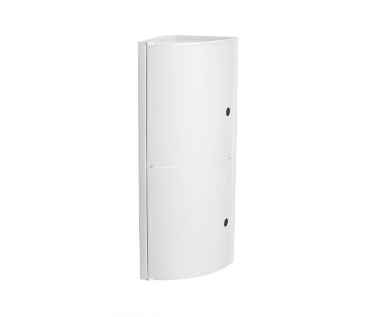 Corner bathroom cabinet white