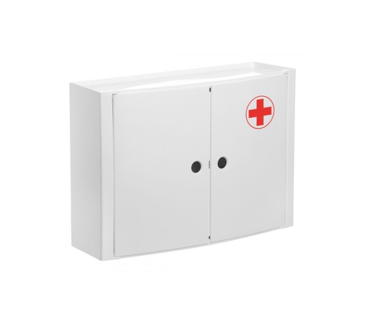 Horizontal bathroom cabinet medicine cabinet