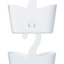 Hanging bathroom multifunctional shelf 25x9x28cm white