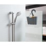 Hanging bathroom multifunctional shelf 25x9x28cm grey