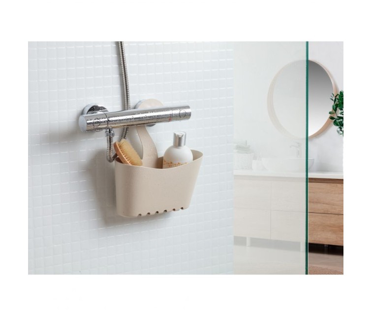 Hanging bathroom multifunctional shelf 25x9x28cm Ecohome