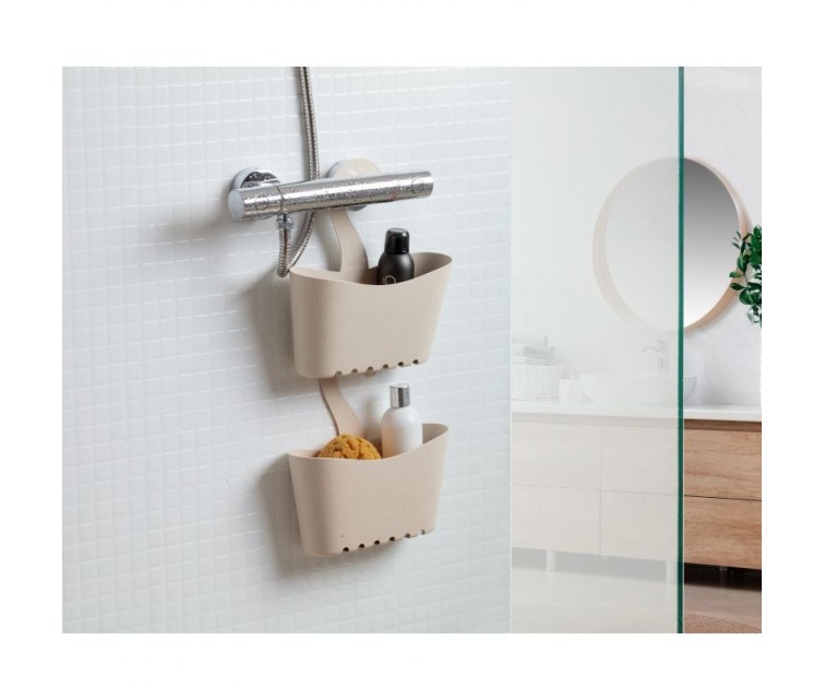 Hanging bathroom multifunctional shelf 25x9x28cm Ecohome