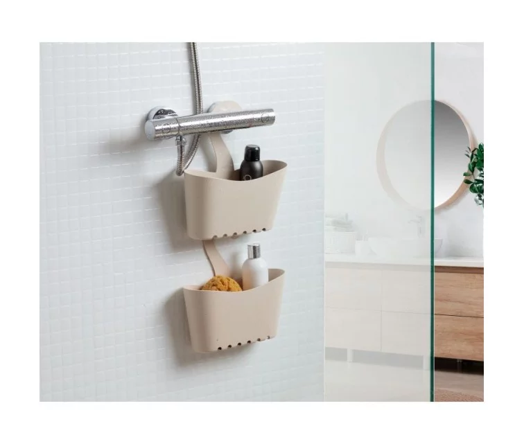 Подвесная многофункциональная полка для ванной 25x9x28см Ecohome Подвесная многофункциональная полка для ванной 25x9x28см Ecohome