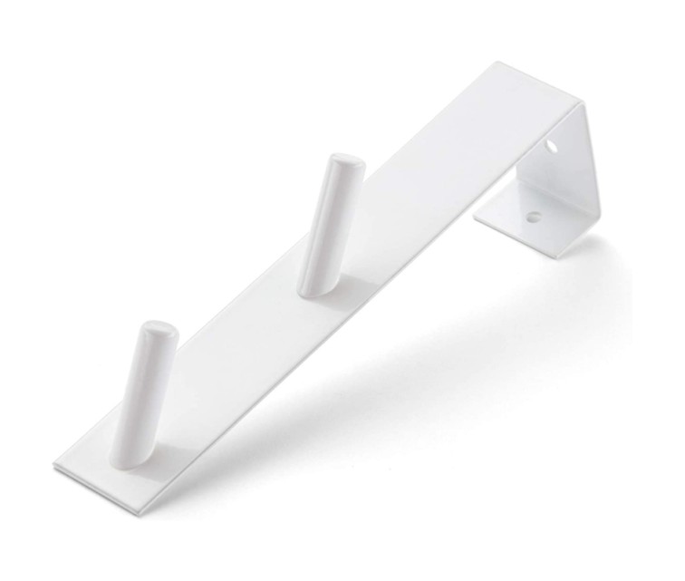 Door hook for hanging / 2 hooks / white