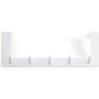 Door hook for hanging / 5 hooks / white