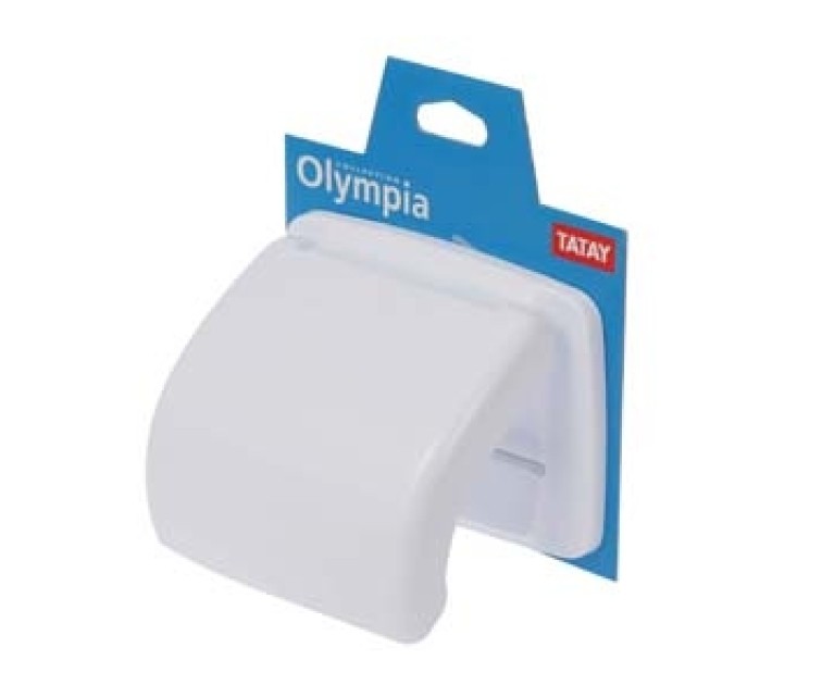 Toilet paper holder Olympia white