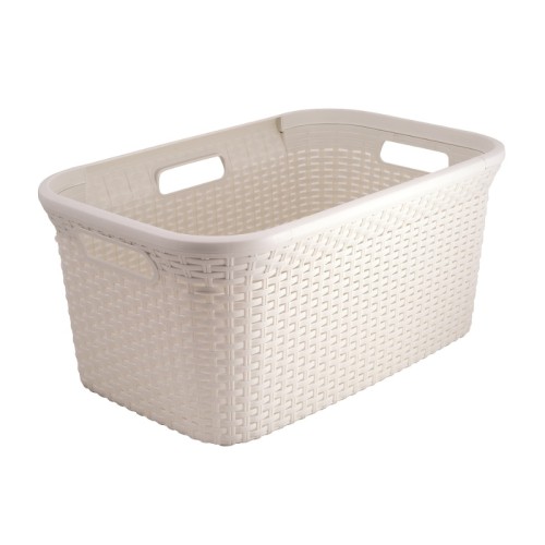 Корзина для белья Стиль 45L 59,2x38x27cm в кремовом цвете Корзина для белья Стиль 45L 59,2x38x27cm в кремовом цвете