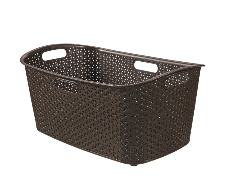 Laundry Basket My Style 47L 60x39x28cm dark brown