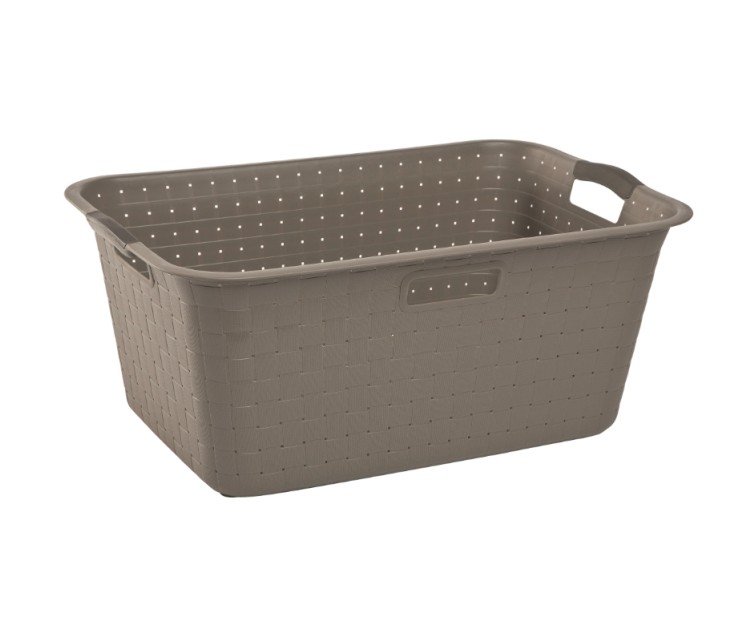 Laundry basket Nuance 42L 60x39x26cm brown