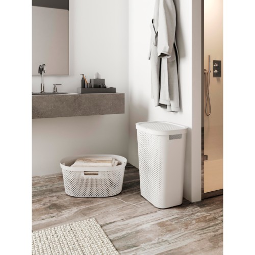 Veļas kaste Infinity Recycled 60L 44x35x60cm zaļa Veļas kaste Infinity Recycled 60L 44x35x60cm zaļa