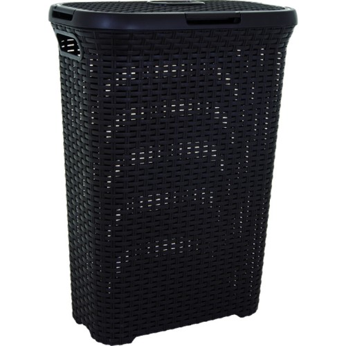 Veļas kaste Style 40L 44,8x26,5x61,5cm tumši brūna Veļas kaste Style 40L 44,8x26,5x61,5cm tumši brūna