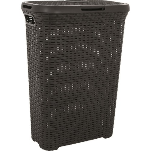 Veļas kaste Style 40L 44,8x26,5x61,5cm tumši pelēka Veļas kaste Style 40L 44,8x26,5x61,5cm tumši pelēka