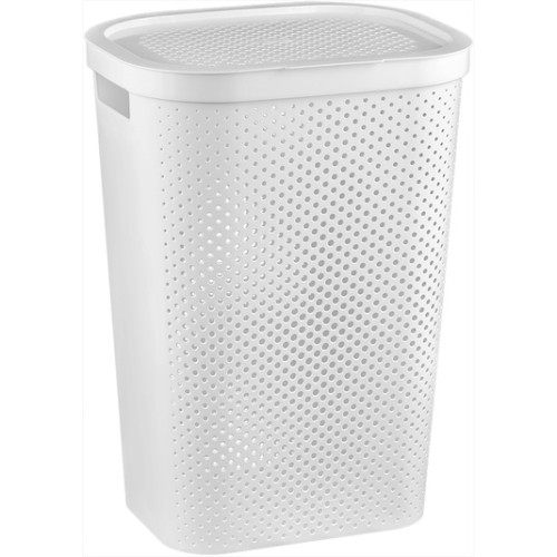 Veļas kaste Infinity Recycled 60L 44x35x60cm balta Veļas kaste Infinity Recycled 60L 44x35x60cm balta