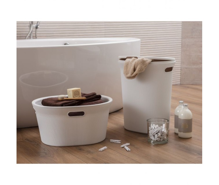 Laundry box Baobab 40L white