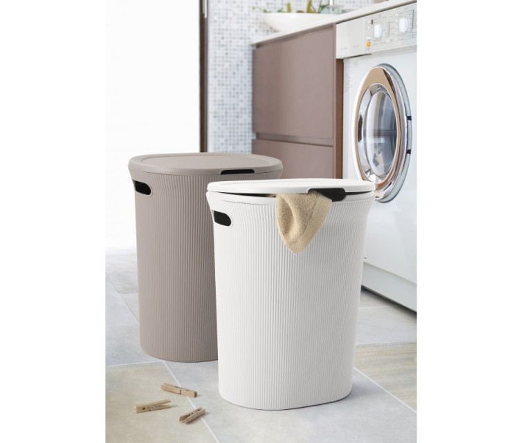 Laundry box Baobab 40L white