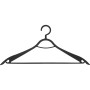 Clothes hangers 2pcs plastic Eco Wood Collection 43cm assorted, light grey/beige/black