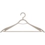 Плечики для одежды 2шт. пластик Eco Wood Collection 43см ассорти, светло-серый / бежевый / черный