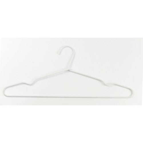 Drēbju pakaramie 3gab. nerūsējošā tērauda/auduma Metal 44,5cm asorti, melni/gaiši zili/balti