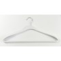 Clothes hangers 2pcs plastic Soft Touch 45cm assorted, black/blue/light grey/white