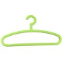 Clothes hangers 5 pieces plastic Basic 42,5cm assorted, light blue/green/red/grey/green/yellow