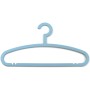 Clothes hangers 5 pieces plastic Basic 42,5cm assorted, light blue/green/red/grey/green/yellow