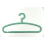 Clothes hangers 5 pieces plastic Basic 42,5cm assorted, light blue/green/red/grey/green/yellow