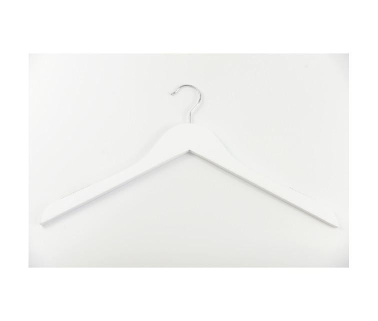 Clothes hangers 3pcs wooden Wood 44,5cm white